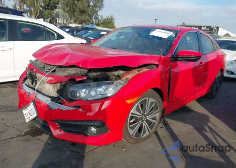 2016 Honda Civic Ex-L from USA, damaged, VIN 2HGFC1F72GH649186
